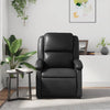 Stella Homewares Recliner Chair Black Faux Leather