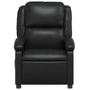 Stella Homewares Recliner Chair Black Faux Leather