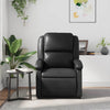 Stella Homewares Massage Recliner Chair Black Faux Leather