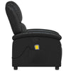 Stella Homewares Massage Recliner Chair Black Faux Leather