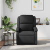 Stella Homewares Recliner Chair Black Real Leather