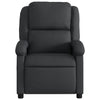 Stella Homewares Massage Recliner Chair Black Real Leather