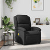 Stella Homewares Massage Recliner Chair Black Real Leather