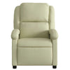 Stella Homewares Massage Recliner Chair Cream Real Leather