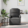 Stella Homewares Massage Recliner Chair Grey Real Leather