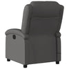Stella Homewares Massage Recliner Chair Grey Real Leather