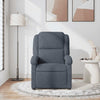 Stella Homewares Massage Recliner Chair Dark Grey Velvet