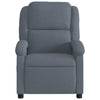 Stella Homewares Massage Recliner Chair Dark Grey Velvet