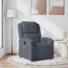 Stella Homewares Massage Recliner Chair Dark Grey Velvet