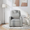 Stella Homewares Massage Recliner Chair Light Grey Fabric
