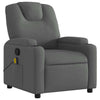 Stella Homewares Massage Recliner Chair Dark Grey Fabric
