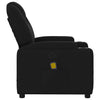Stella Homewares Massage Recliner Chair Black Fabric