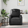 Stella Homewares Recliner Chair Black Faux Leather