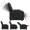 Stella Homewares Recliner Chair Black Faux Leather