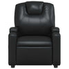 Stella Homewares Massage Recliner Chair Black Faux Leather