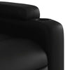 Stella Homewares Massage Recliner Chair Black Faux Leather