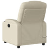 Stella Homewares Massage Recliner Chair Cream Faux Leather