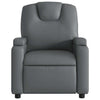 Stella Homewares Massage Recliner Chair Grey Faux Leather