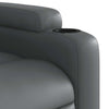 Stella Homewares Massage Recliner Chair Grey Faux Leather