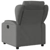 Stella Homewares Recliner Chair Dark Grey Fabric