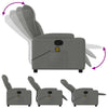 Stella Homewares Massage Recliner Chair Dark Grey Fabric
