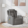 Stella Homewares Massage Recliner Chair Dark Grey Fabric