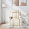 Stella Homewares Massage Recliner Chair Cream Fabric
