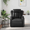 Stella Homewares Massage Recliner Chair Black Faux Leather