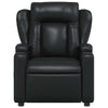 Stella Homewares Massage Recliner Chair Black Faux Leather