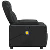 Stella Homewares Massage Recliner Chair Black Faux Leather
