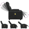 Stella Homewares Massage Recliner Chair Black Faux Leather