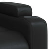 Stella Homewares Massage Recliner Chair Black Faux Leather