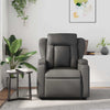 Stella Homewares Massage Recliner Chair Grey Faux Leather