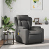Stella Homewares Massage Recliner Chair Grey Faux Leather