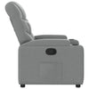 Stella Homewares Recliner Chair Light Grey Fabric