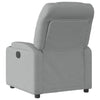 Stella Homewares Recliner Chair Light Grey Fabric