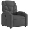 Stella Homewares Recliner Chair Dark Grey Fabric