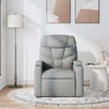 Stella Homewares Massage Recliner Chair Light Grey Fabric