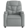 Stella Homewares Massage Recliner Chair Light Grey Fabric