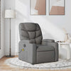 Stella Homewares Massage Recliner Chair Dark Grey Fabric
