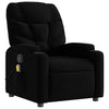 Stella Homewares Massage Recliner Chair Black Fabric