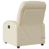 Stella Homewares Massage Recliner Chair Cream Fabric