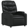 Stella Homewares Recliner Chair Black Faux Leather