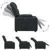 Stella Homewares Recliner Chair Black Faux Leather