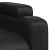 Stella Homewares Recliner Chair Black Faux Leather