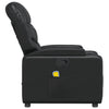 Stella Homewares Massage Recliner Chair Black Faux Leather