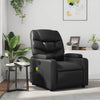 Stella Homewares Massage Recliner Chair Black Faux Leather