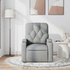 Stella Homewares Massage Recliner Chair Light Grey Fabric