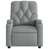 Stella Homewares Massage Recliner Chair Light Grey Fabric