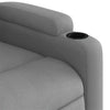 Stella Homewares Massage Recliner Chair Light Grey Fabric